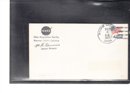 SPACE -   USA -  1965 -NASA  FACULTY COVER   WITH  BALSAM GROVE   POSTMARK - Etats-Unis