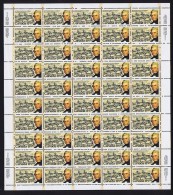 1974  Wm Hamilton Merritt  Sc 655  MNH Complete Sheet Of 50   With Inscriptions - Volledige & Onvolledige Vellen