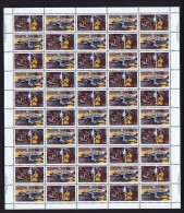 1978  Silver Mine, Tar SAnds    Sc 765-6  Se-tenant  MNH Complete Sheet Of 50  With Inscriptions - Ganze Bögen