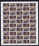 1978  Silver Mine, Tar SAnds    Sc 765-6  Se-tenant  MNH Complete Sheet Of 50  With Inscriptions - Hojas Completas