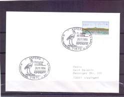 Deutsche Bundespost - Vogel Des Jahres 1994 - Asperga '94 -  Asperg 26/11/1994  (RM6757) - Picotenazas & Aves Zancudas