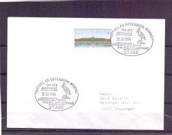 Deutsche Bundespost - Tag Der Briefmarke Nordwestdeut. Philatelistenverband -  Rotenburg 30/10/1994  (RM6776) - Cigognes & échassiers