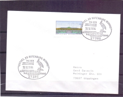 Deutsche Bundespost - Tag Der Briefmarke Nordwestdeut. Philatelistenverband -  Rotenburg 30/10/1994  (RM6777) - Cigognes & échassiers