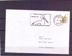 Deutsche Bundespost - Weissstorch - Vogel Des Jahres 1994 - Rodenberg 5/4/1994  (RM6793) - Storchenvögel