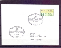 Deutsche Bundespost - Moineau Hardi - Kecker Spatz - Ingolstadt 21/9/1987  (RM6954) - Cernícalo