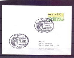 Deutsche Bundespost - Orphila '87 - 40 Jahre Briefmarkenfreunde Kinzigtal - Bad Orb 10/4/1987  (RM6962) - Cygnes