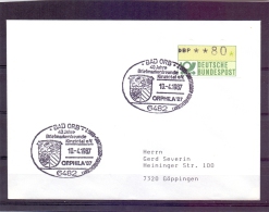Deutsche Bundespost - Orphila '87 - 40 Jahre Briefmarkenfreunde Kinzigtal - Bad Orb 10/4/1987  (RM6963) - Cygnes