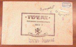 PERFORATED RUBBED LABELS Number 3 ,,IDEAL,,  Print Graphics Of Zrenjanin (Serbia) +/- 1950 - Altri & Non Classificati