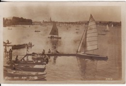 Carte Photo WIEN-VIENNE-Autriche-Austria-Osterreich-Alte Donau - Bâteau-Voilier-Port-Embar Cadère-Plage-Centre Nautique - Sonstige & Ohne Zuordnung