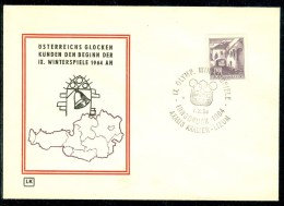 AUSTRIA  Special Cover Opening With Cancel Axams Axamer Lizum With Nr. 11 - Winter 1964: Innsbruck