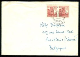 AUSTRIA  Cover To Belgium With Cancel Innsbruck 2 With Nr. 1 - Winter 1964: Innsbruck