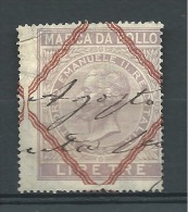 MARCA DA BOLLO- REVENUE - CON LOSANGHE LIRE TRE - Revenue Stamps