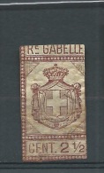 MARCA DA BOLLO- REVENUE - REGIE GABELLE   CENT. 2 E MEZZO - Revenue Stamps