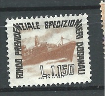 MARCA DA BOLLO- REVENUE - MARCHE  PER SPEDIZIONIERI DOGANALI L.1150 - Revenue Stamps