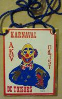 Aalst - Karnaval Oilsjt - AKV De Toisers - Plaquette In Metaal - Origineel - Nieuwstaat - Fasching & Karneval