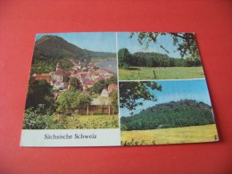 Sächsische Schweiz      /   Gelaufen 1980  Eilsendung     ( P - 13 ) - Sebnitz