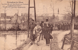 GYSEGHEM-LEZ-ALOST : La Visite De Nos Souverains Aux Sinistrés - Aalst