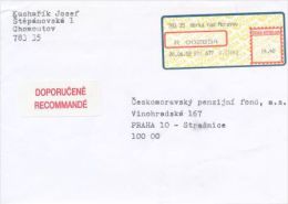 Czech Rep. / APOST (2002) 783 35 Horka Nad Moravou (R-letter) Tariff: 14,40 CZK; Label "RECOMMANDE" (A08107) - Briefe U. Dokumente