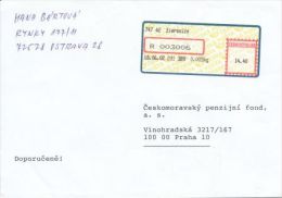 Czech Rep. / APOST (2002) 747 42 Zimrovice (R-letter) Tariff: 14,40 CZK (A08118) - Covers & Documents