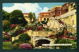 ENGLAND  -  Bournemouth  Rock Gardens And Pavilion  Used Postcard  As Scans - Bournemouth (until 1972)