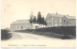 WERBOMONT (4190) L ' église Et L ' école Communale - Ferrières