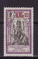 Inde Française - India - Indien 1922 Y&T N°58 - Michel N°57 *  -5cs15c Dieu Brahma - Ongebruikt