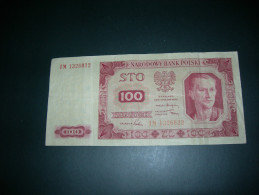 Poland. 100 Zlotych . Fine/VF - Poland