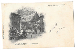 (492-00) Village Achanti -  Le Tisserand - Jardin D´acclimatation - Ohne Zuordnung