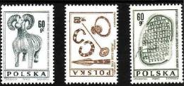 POLOGNE, Prehistoire. Yvert  1579/81. **  MNH - Vor- Und Frühgeschichte