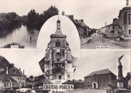 08 / CHATEAU PORCIEN / ECOLES / RUE DE LA BARRE / HOTEL DE VILLE / L AISNE / CIRC 1958 - Chateau Porcien