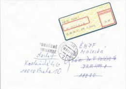 Czech Rep. / APOST (2002) 438 01 Zatec 1 (R-letter) Tariff: 14,40 CZK; Postmark "RECOMMANDE" (A08138) - Briefe U. Dokumente