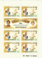 Montserrat 1981 Roy 90c Sheetlet MNH - Montserrat