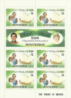 Montserrat 1981 Royal Wedding $ 3.00 Sheetlet MNH - Montserrat