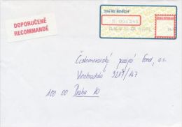 Czech Rep. / APOST (2002) 394 92 Mnich / 394 92 MNICH (R-letter) Tariff: 14,40 CZK; Label "RECOMMANDE" (A08170) - Brieven En Documenten