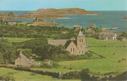 GB - Co - The Church & Old Grimsby - Tresco, Scilly - Ed. F. E. Gibson N° 949  Written / écrite / Geschrieben 1977) - Scilly Isles