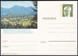 Germany 1974, Illustrated Postal Stationery "Bad Wiessee", Ref.bbzg - Geïllustreerde Postkaarten - Ongebruikt