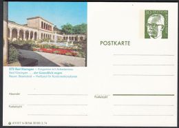 Germany 1974, Illustrated Postal Stationery "Bad Kissingen", Ref.bbzg - Illustrated Postcards - Mint