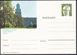 Germany 1974, Illustrated Postal Stationery "Witten An Der Ruhr", Ref.bbzg - Illustrated Postcards - Mint