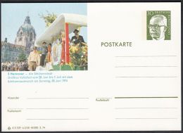 Germany 1974, Illustrated Postal Stationery "Hannover", Ref.bbzg - Cartes Postales Illustrées - Neuves