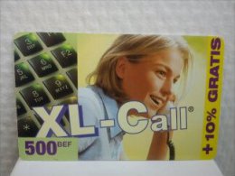 Xl-Call Women 500 Bef + 10 % Used Rare - [2] Prepaid & Refill Cards