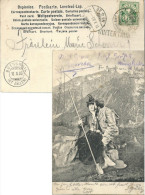 AK  "Rast Beim Wandern"  (Stabstempel WINTERTHUR) - Bütschwil        1903 - Storia Postale