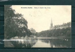 IXELLES: Etang Eglise Ste Croix, Gelopen Postkaart 1910 (GA18153) - Ixelles - Elsene