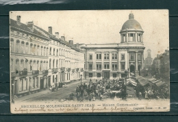BRUXELLES MOLENBEEK: Maison Communale, Gelopen Postkaart 1905 (GA18720) - Molenbeek-St-Jean - St-Jans-Molenbeek
