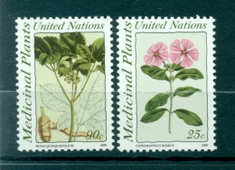 Nations Unies New York 1990 - Michel N.600/01 - "Plantes Médicinales" - Neufs