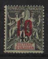 Sultanat D´Anjouan - N° YT 27 Nsg. - Nuevos