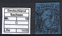 Sachsen, Mi. 10, Gestempelt - Sachsen