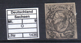 Sachsen, Mi. 9 Gestempelt - Sachsen