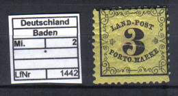 Baden, Landpost 2 * - Ungebraucht