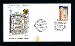 CASA DE ANDORRA EN PARIS   Edifil 194   AÑO 1965   - MUY NUEVO - - FDC