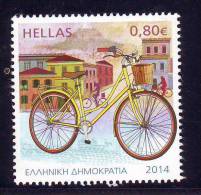 GREECE 2014 Hellas The Bicycle - Ecological Transport Means, MNH, Mi 2783, Sn 2641, Yt 2728, Sg 2851 - Neufs